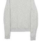 CALVIN KLEIN JEANS Mens Grey Cotton Blend Zip Sweatshirt M Casual Lightweight