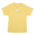 NIKE Mens Yellow Graphic T-Shirt L Short Sleeve Crew Neck Cotton Blend Casual