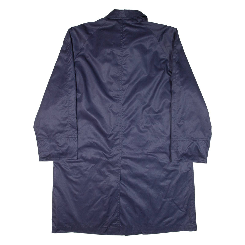 Mens Overcoat Coat Blue XL