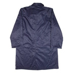 Mens Overcoat Coat Blue XL