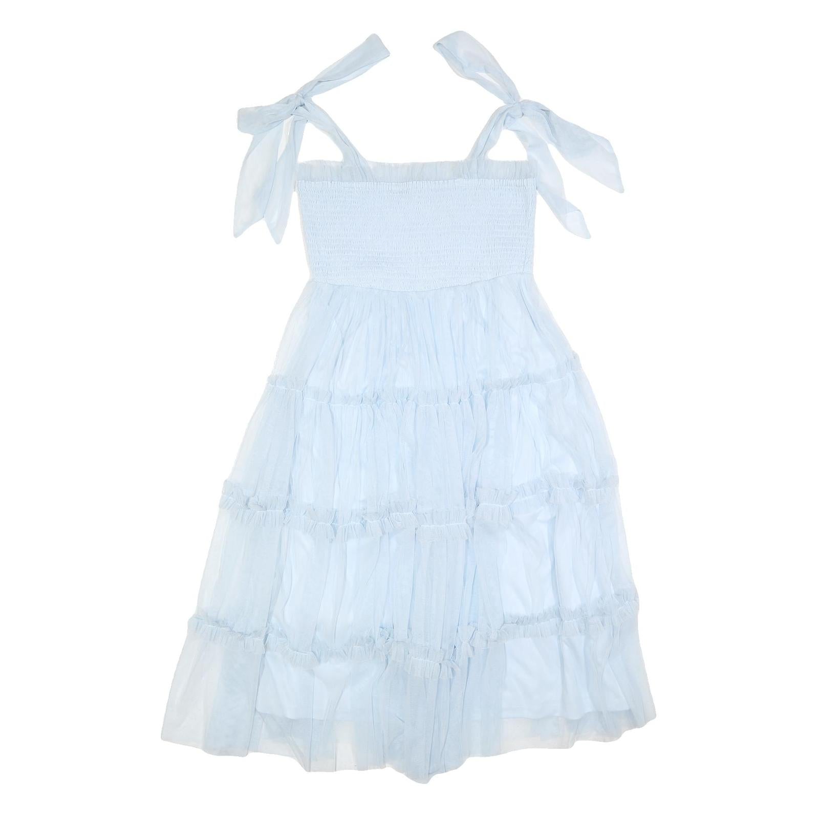 LACE & BEADS Womens Blue Day Dress Polyester Blend Woven Sleeveless Midi UK 14