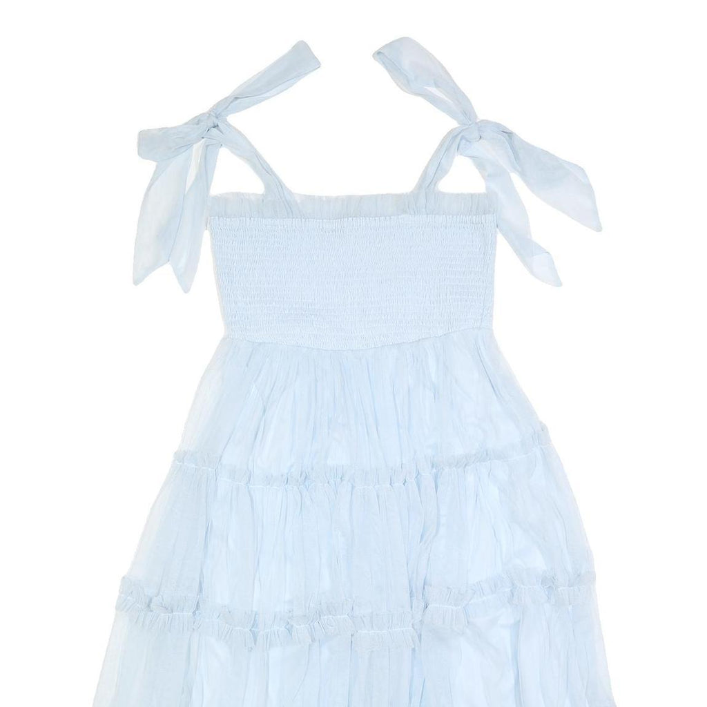 LACE & BEADS Womens Blue Day Dress Polyester Blend Woven Sleeveless Midi UK 14