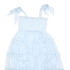 LACE & BEADS Womens Blue Day Dress Polyester Blend Woven Sleeveless Midi UK 14