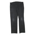 DICKIES Womens Jeans Black Regular Straight Denim W38 L32 Workwear Zip Closure