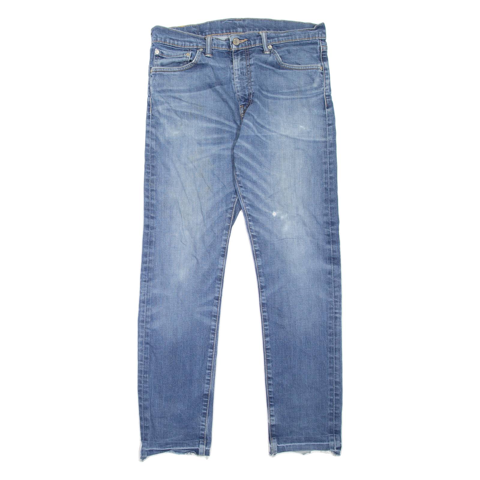 LEVI'S 508 Jeans Mens Blue Regular Tapered Stone Wash W33 L31