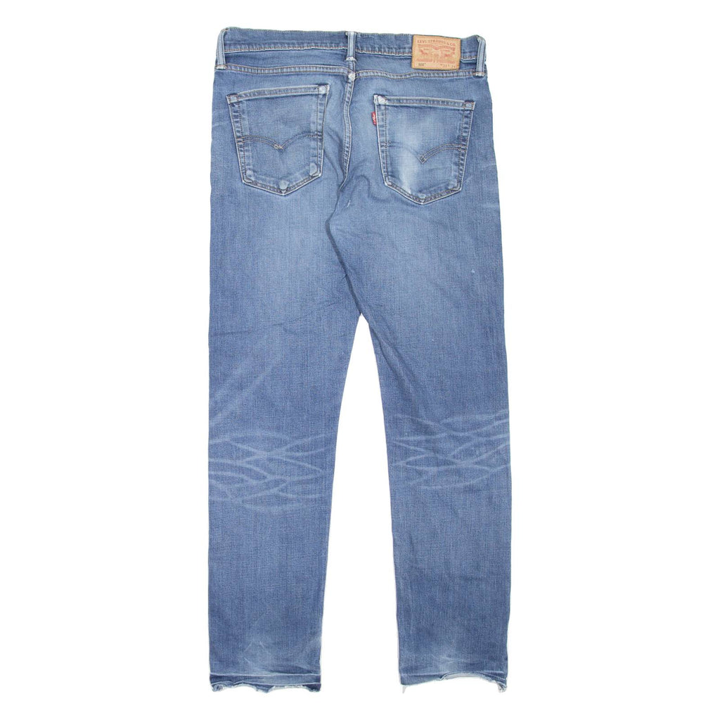 LEVI'S 508 Jeans Mens Blue Regular Tapered Stone Wash W33 L31