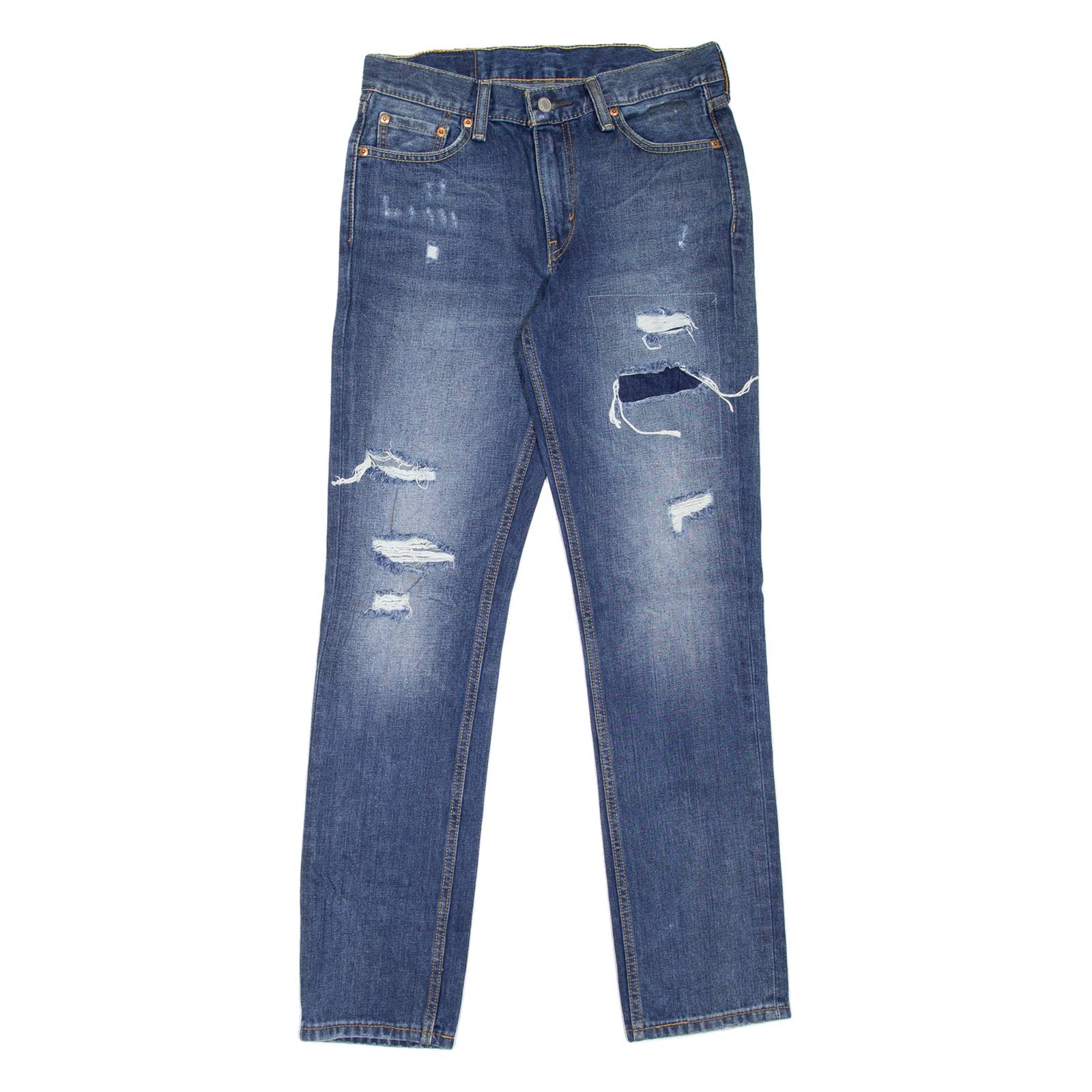 LEVI'S 511 Jeans Mens Blue Slim Straight Stone Wash W30 L32