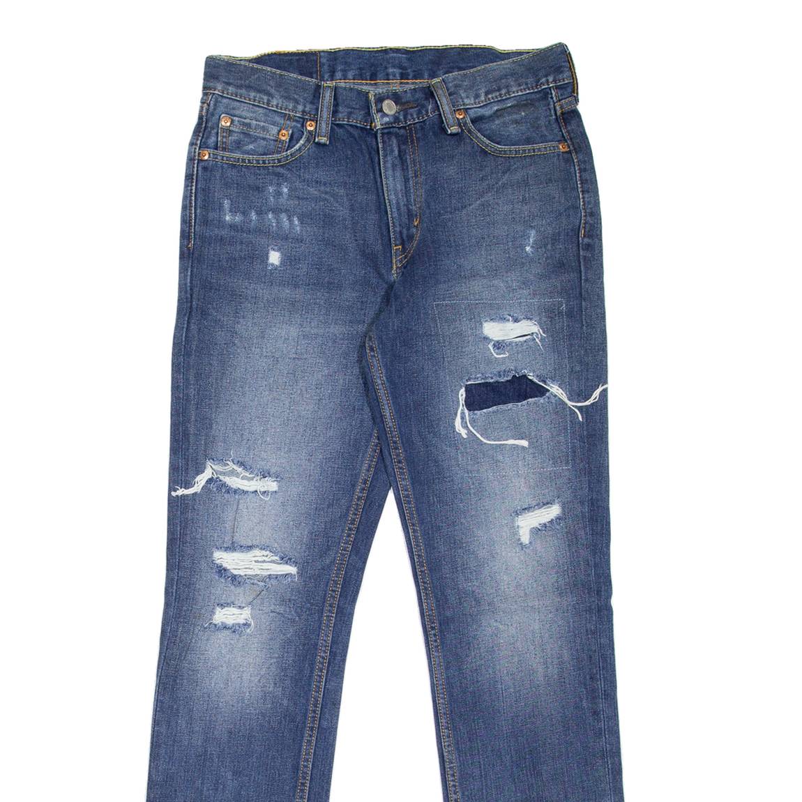 LEVI'S 511 Jeans Mens Blue Slim Straight Stone Wash W30 L32