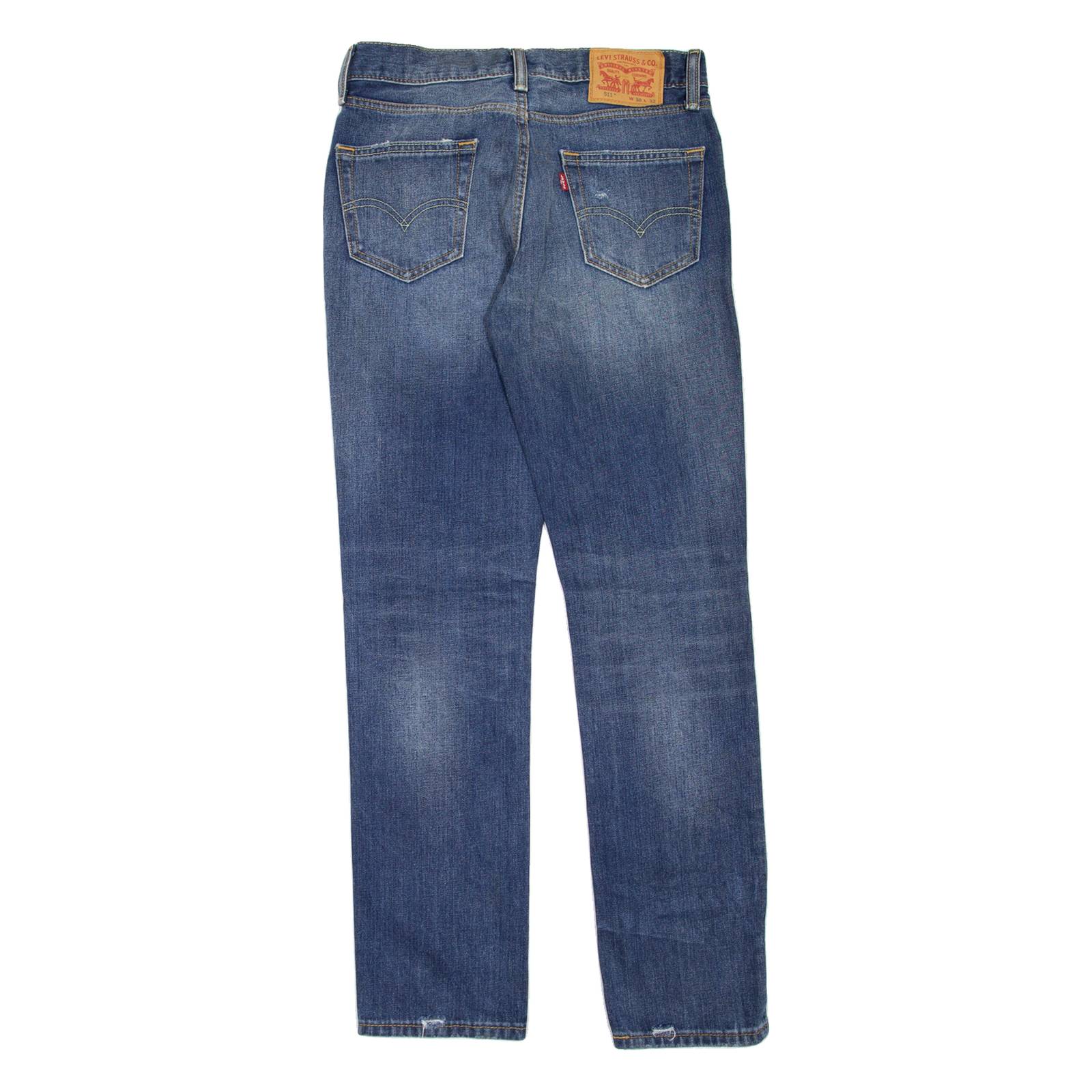 LEVI'S 511 Jeans Mens Blue Slim Straight Stone Wash W30 L32