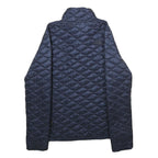 THE NORTH FACE Womens Navy Blue Quilted Jacket M Nylon Zip Outdoor Warm