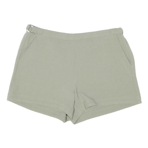 CALVIN KLEIN Womens Shorts Green Casual Plain S W29 Elastic Waist