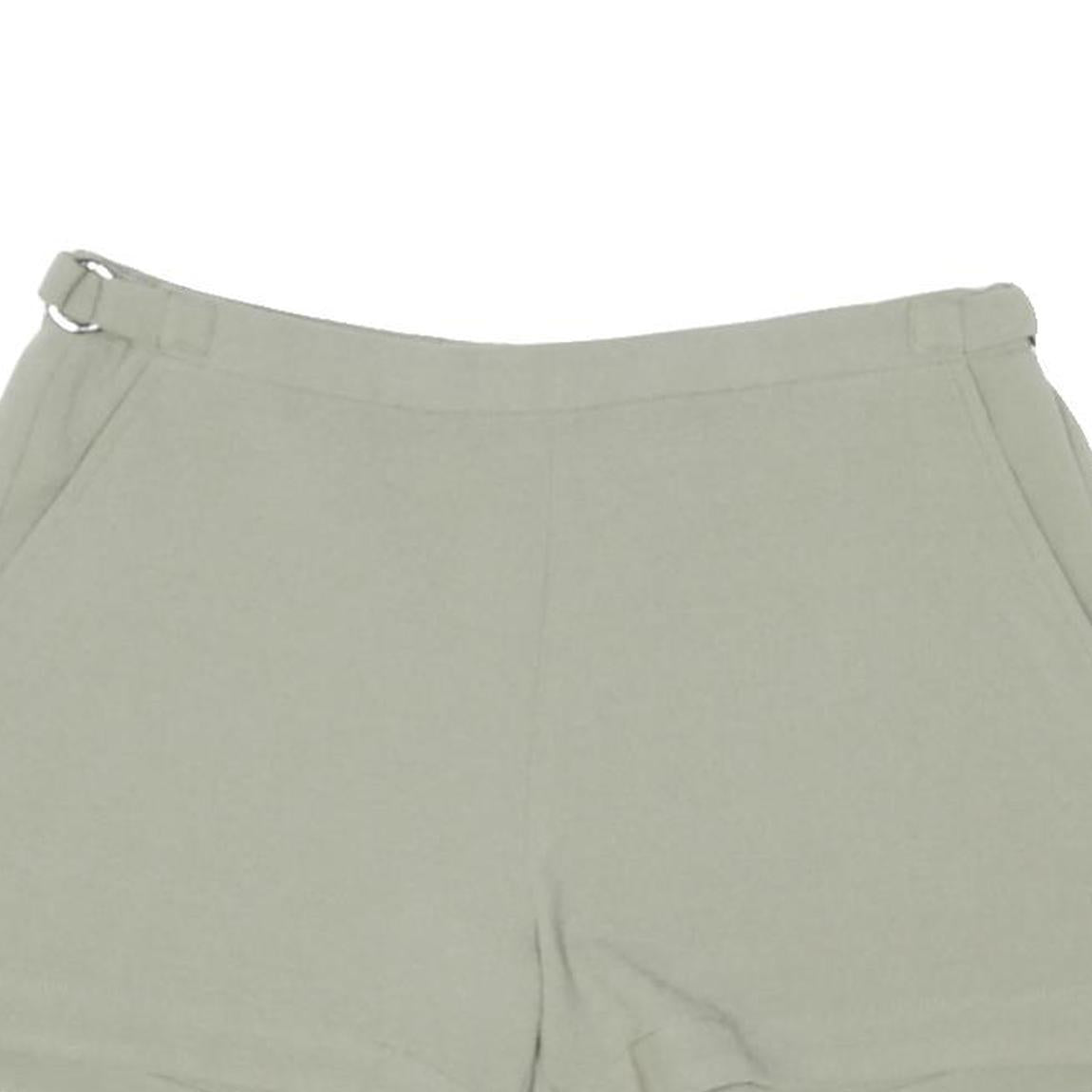 CALVIN KLEIN Womens Shorts Green Casual Plain S W29 Elastic Waist