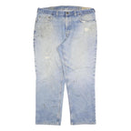 CARHARTT Mens Jeans Blue Relaxed Straight Denim Light W38 L30 Casual Workwear