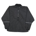 NIKE Womens Black Jacket M Polyester Blend Zip Plain Reflective Stripe