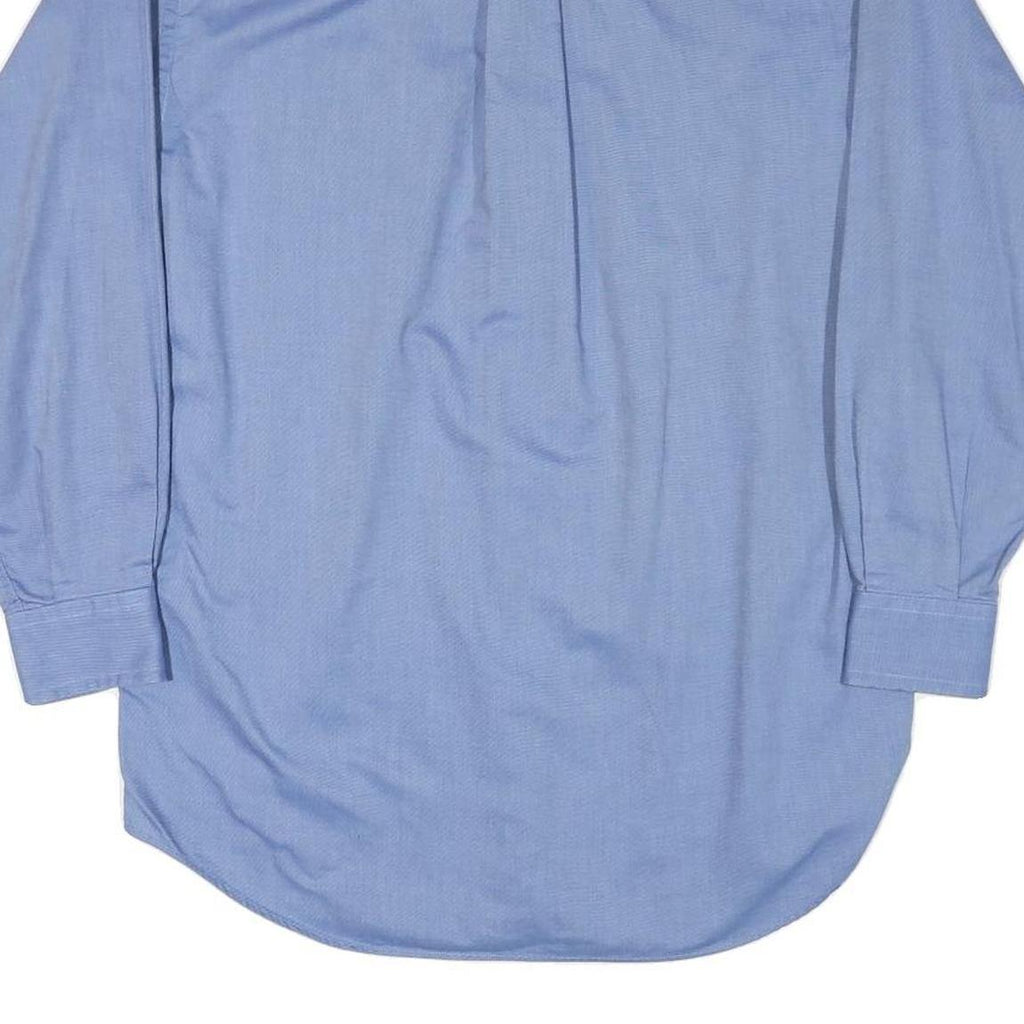 NAUTICA Mens Blue Shirt M Cotton Blend Button Down Collar Long Sleeve Classic