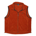 WOOLRICH Mens Orange Polyester Blend Outdoor Jacket XL Fleece Zip Casual