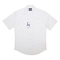 WRANGLER Mens White Short Sleeve Western Shirt M Classic Cotton Blend Button