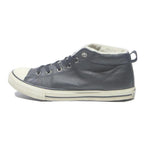CONVERSE Chuck Taylor All Star Womens Leather Lace-Up Trainers Black UK 5.5