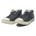 CONVERSE Chuck Taylor All Star Womens Leather Lace-Up Trainers Black UK 5.5
