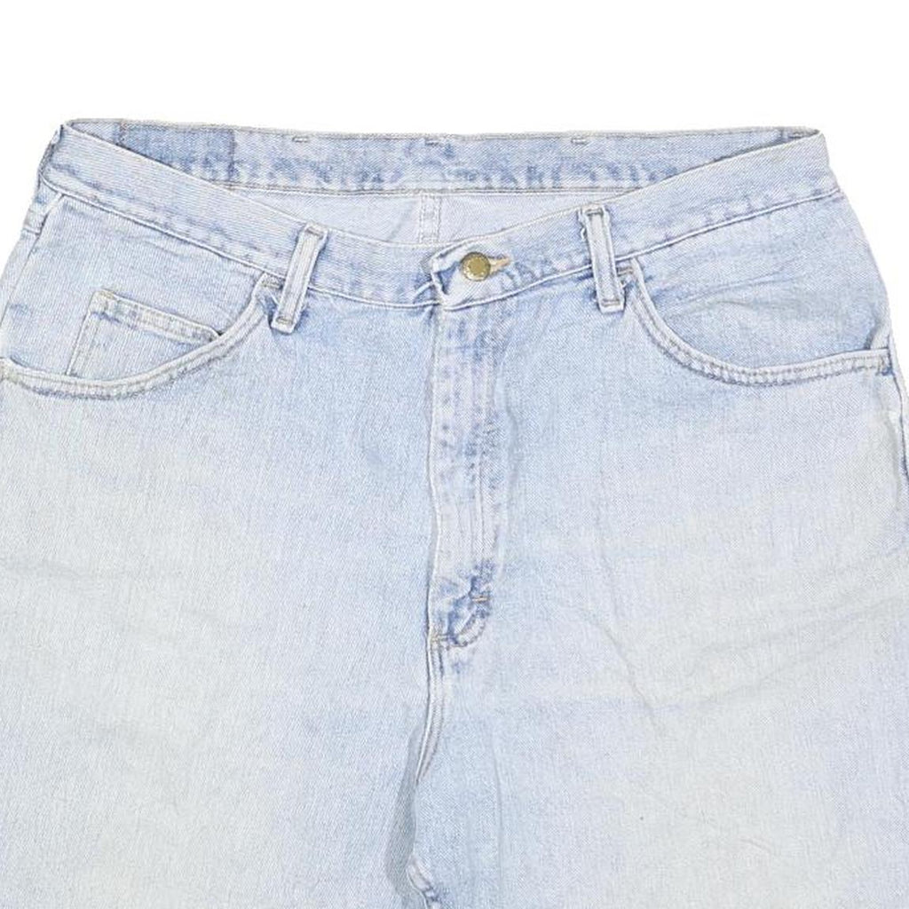 WRANGLER Mens Denim Light Blue Shorts L W36 Casual Cotton Blend Comfortable Fit