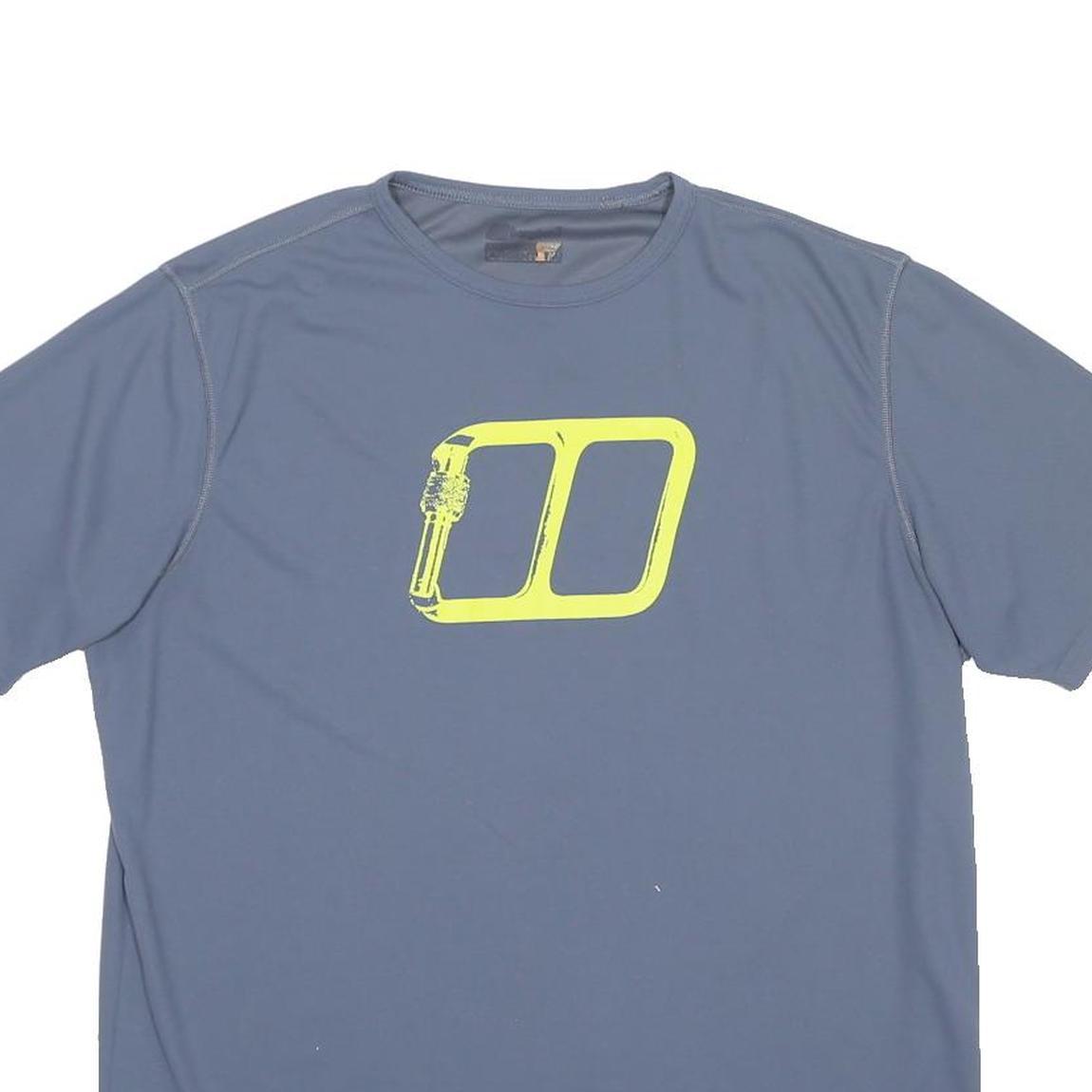BERGHAUS Mens Blue T-Shirt L Short Sleeve Crew Neck Outdoor Activewear