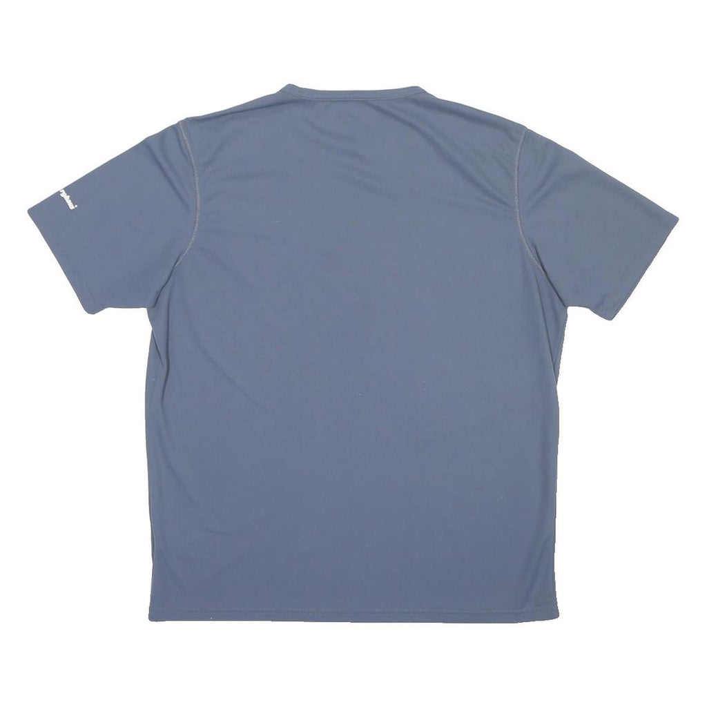 BERGHAUS Mens Blue T-Shirt L Short Sleeve Crew Neck Outdoor Activewear