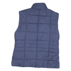 ISAAC IZRAHI Mens Blue L Quilted Zip Jacket Polyester Blend Lightweight