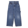 LEE Boys Regular Fit Blue Denim Jeans W18 L17 Workwear Style Cotton Zip