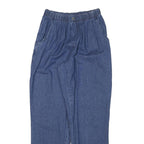 BONWORTH Womens Jeans Blue Relaxed Straight Denim W24 L29 Elastic Waist