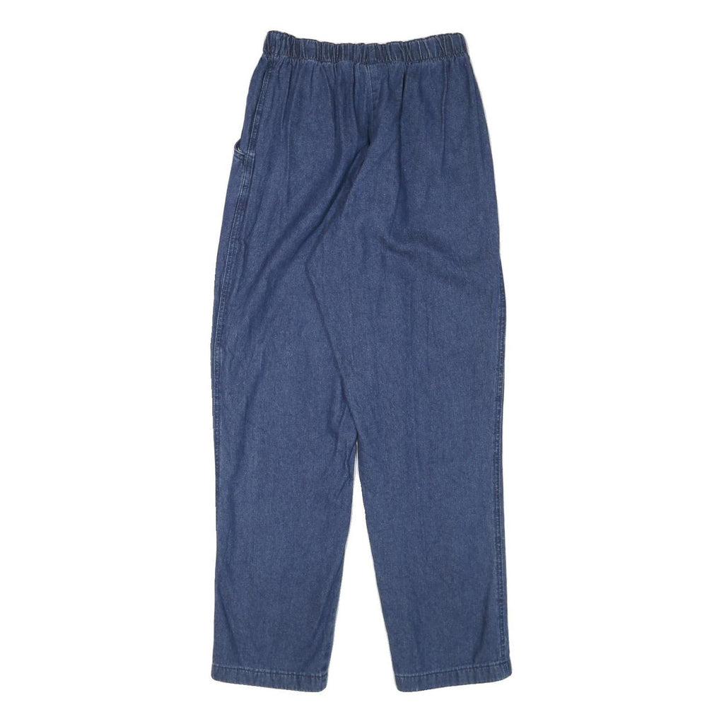 BONWORTH Womens Jeans Blue Relaxed Straight Denim W24 L29 Elastic Waist