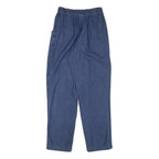 BONWORTH Womens Jeans Blue Relaxed Straight Denim W24 L29 Elastic Waist
