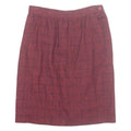PENDLETON Womens Pencil Skirt Red Midi Wool Gingham S