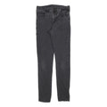 LEVI'S Womens Jeans Black Slim Skinny Denim W29 L32 Zip Cotton Blend Classic