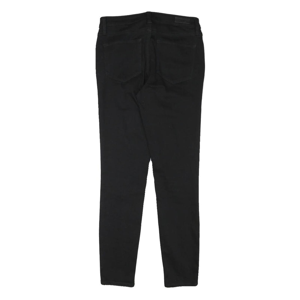 DKNY Womens Black Slim Skinny Denim Medium Woven W27 L27 Cotton Blend Jeans Zip