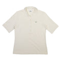 LACOSTE Womens Polo Shirt Cream S