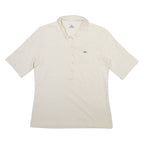 LACOSTE Womens Polo Shirt Cream S