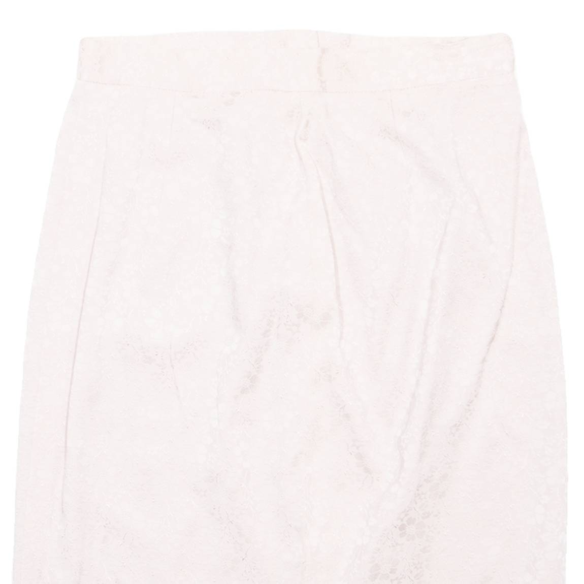 HERMILLE Womens Straight Skirt Pink Midi Floral S