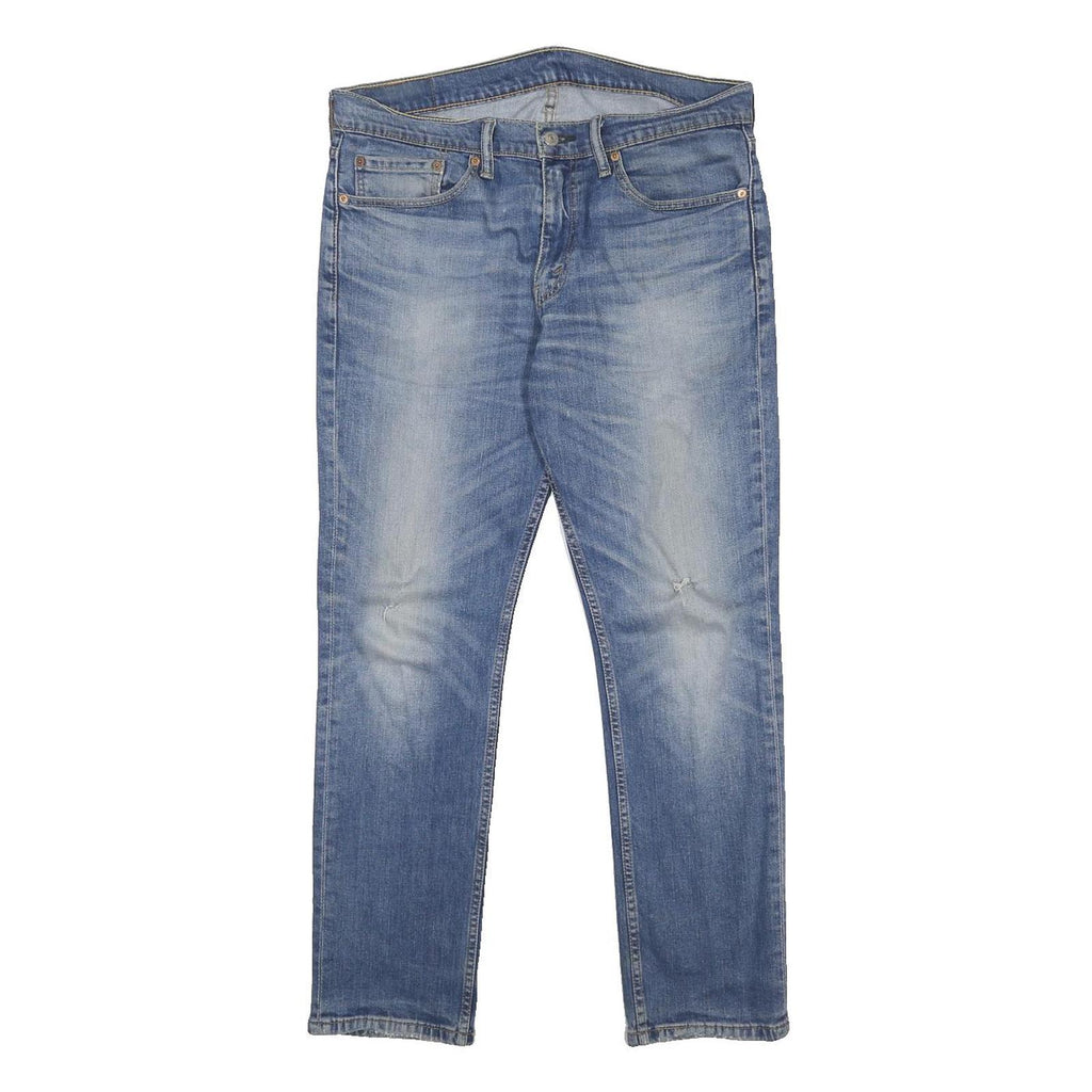 LEVI'S 511 Slim Mens Jeans Blue Slim Skinny Denim Medium W34 L30 Zip Classic