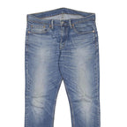 LEVI'S 511 Slim Mens Jeans Blue Slim Skinny Denim Medium W34 L30 Zip Classic