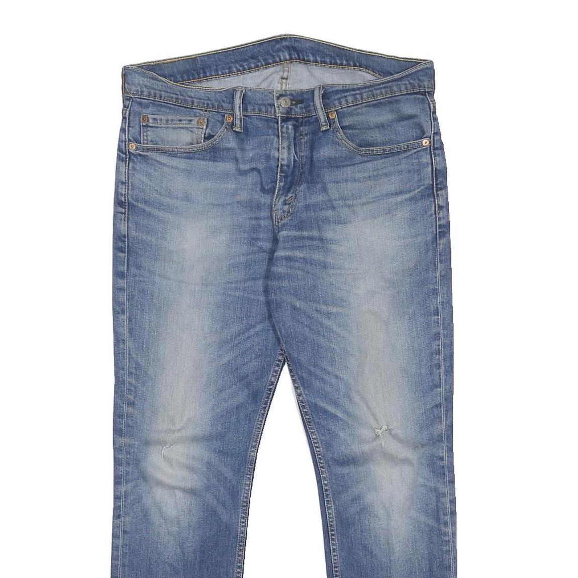 LEVI'S 511 Slim Mens Jeans Blue Slim Skinny Denim Medium W34 L30 Zip Classic