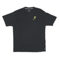 NIKE Mens Black Graphic T-Shirt M Short Sleeve Crew Neck Football Sketch Design