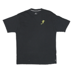 NIKE Mens Black Graphic T-Shirt M Short Sleeve Crew Neck Football Sketch Design