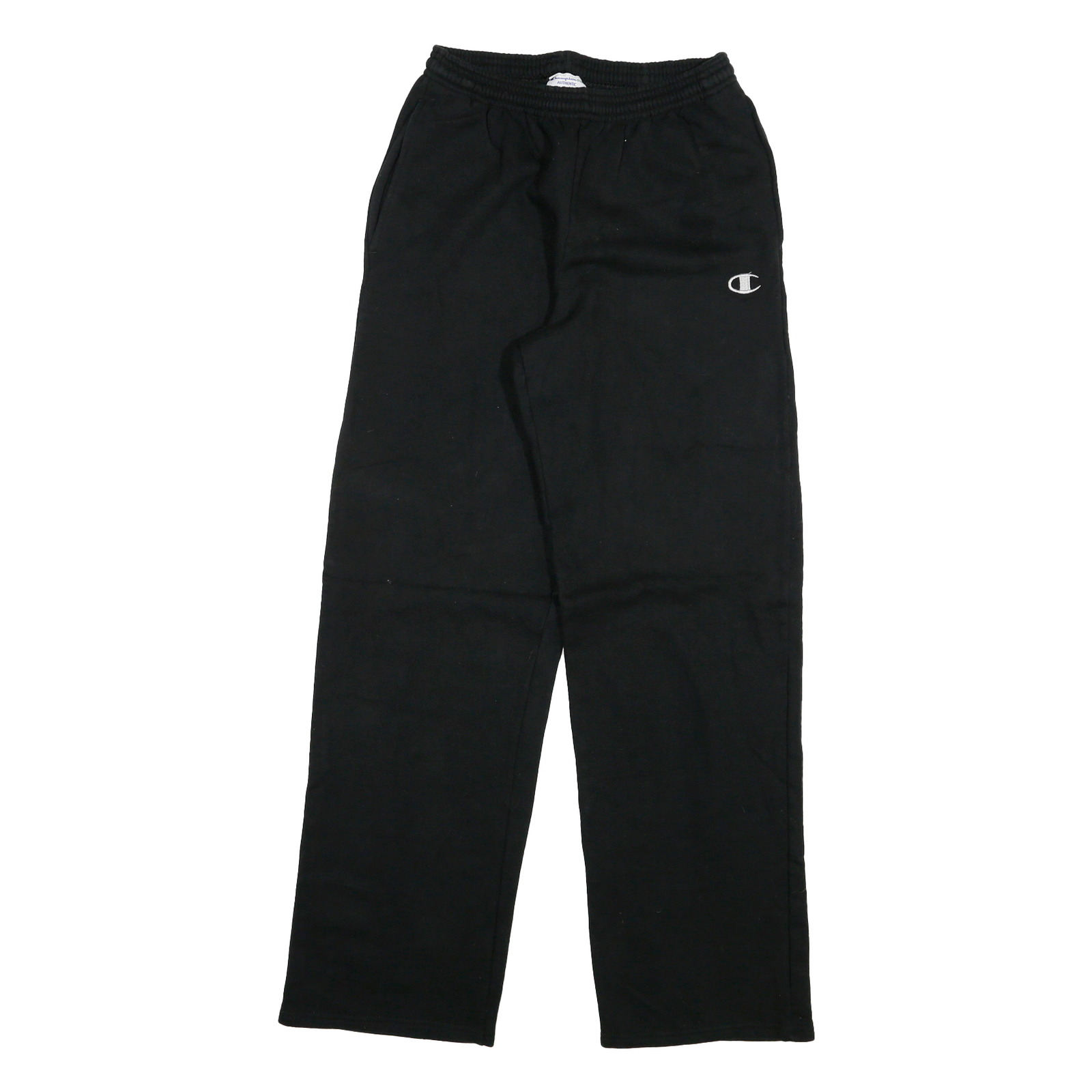 CHAMPION Mens Joggers Black Slim Straight S W25 L28 Cotton Blend Comfortable
