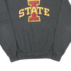 CHAMPION Mens Grey Iowa State Crew Neck M Cotton Blend Sweatshirt