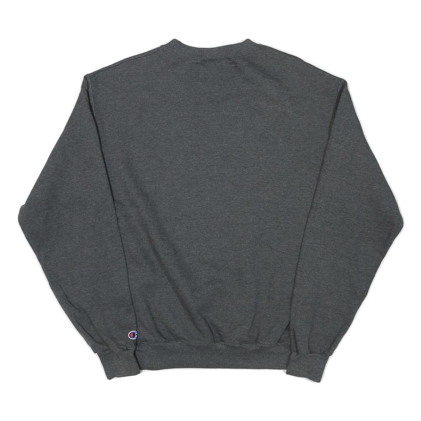 CHAMPION Mens Grey Iowa State Crew Neck M Cotton Blend Sweatshirt