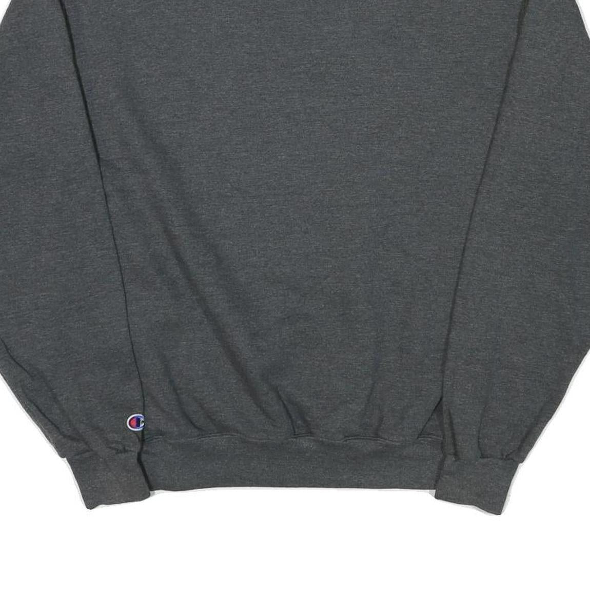 CHAMPION Mens Grey Iowa State Crew Neck M Cotton Blend Sweatshirt