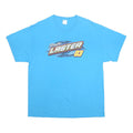 PORT & COMPANY Mens Blue Brayton Laster 03 Racing Graphic T-Shirt XL Crew Neck