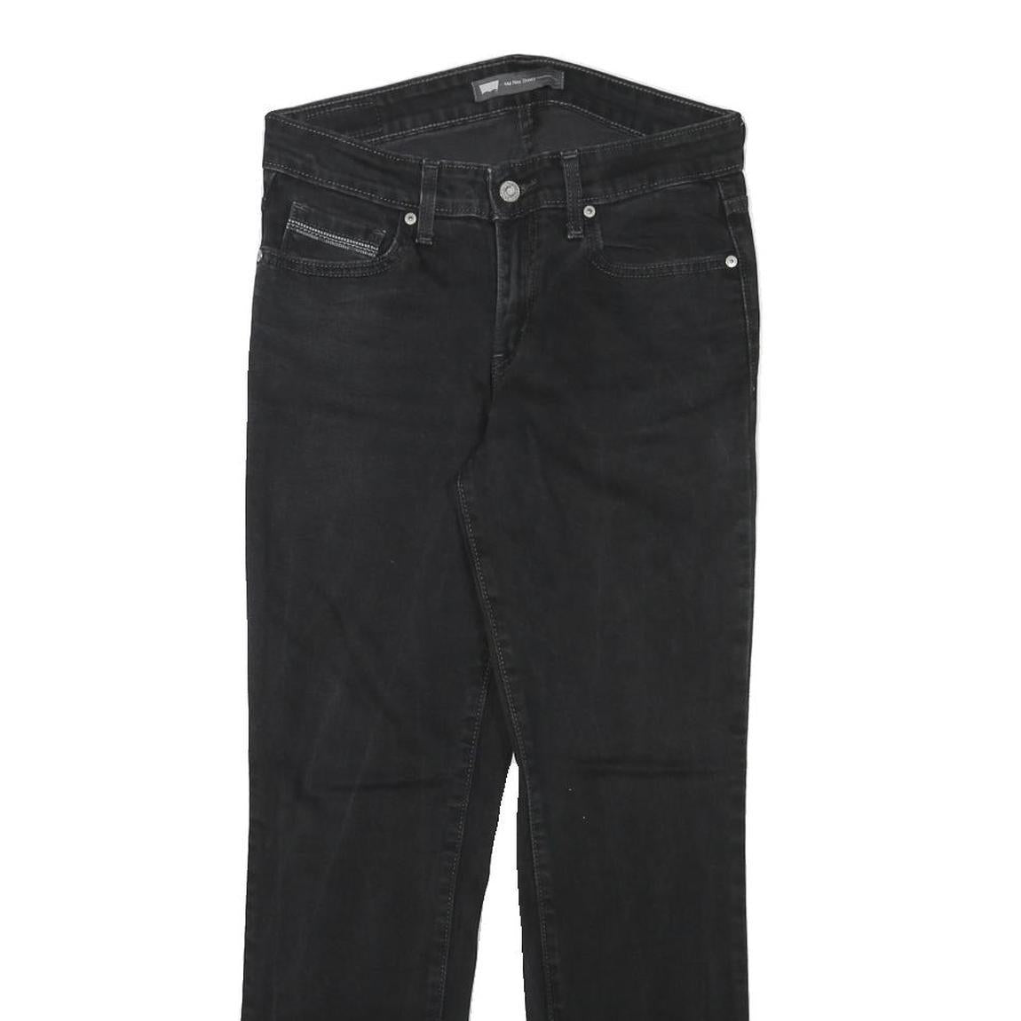 LEVI'S Womens Black Slim Slim Skinny Denim Jeans W27 L28 Classic Cotton Blend