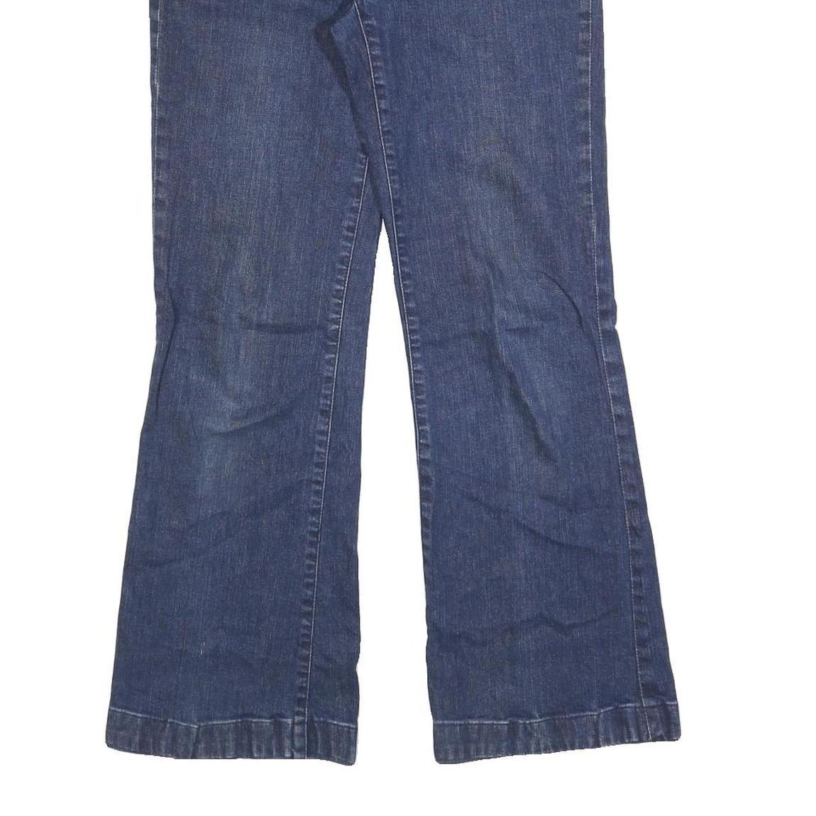 LAUREN RALPH LAUREN Womens Jeans Blue Regular Bootcut Denim W28 L28 Classic Zip