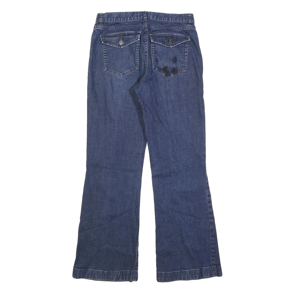 LAUREN RALPH LAUREN Womens Jeans Blue Regular Bootcut Denim W28 L28 Classic Zip